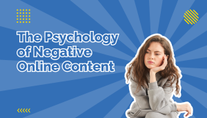 Woman sat down with her hand on her face thinking