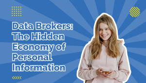 Woman in sweater, smiling and holding phone