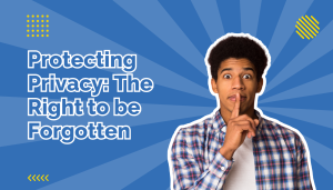 Man making silence gesture