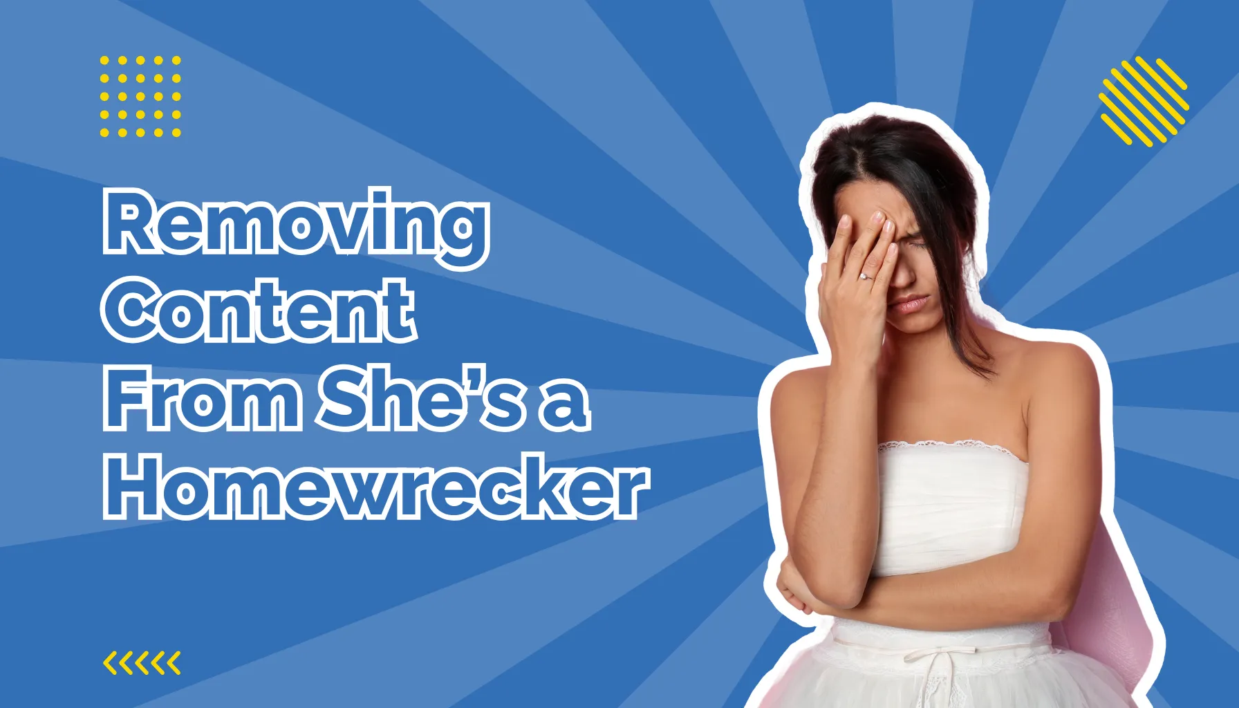 Woman looking stressed