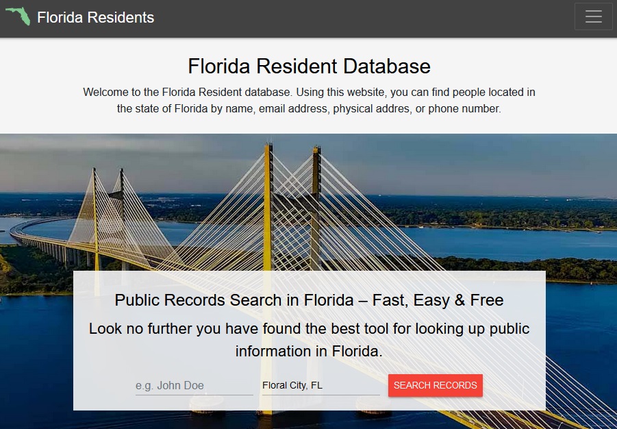 floridaresidentsdirectory.com opt out search