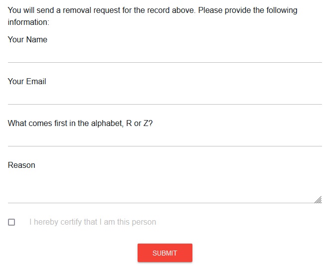 floridaresidentsdirectory.com opt out request