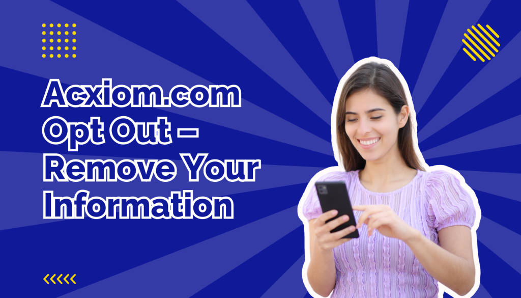 Woman in purple shirt, smiling and texting on her phone
