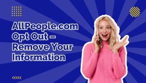 Woman with blonde hair in pink sweater on cell phone