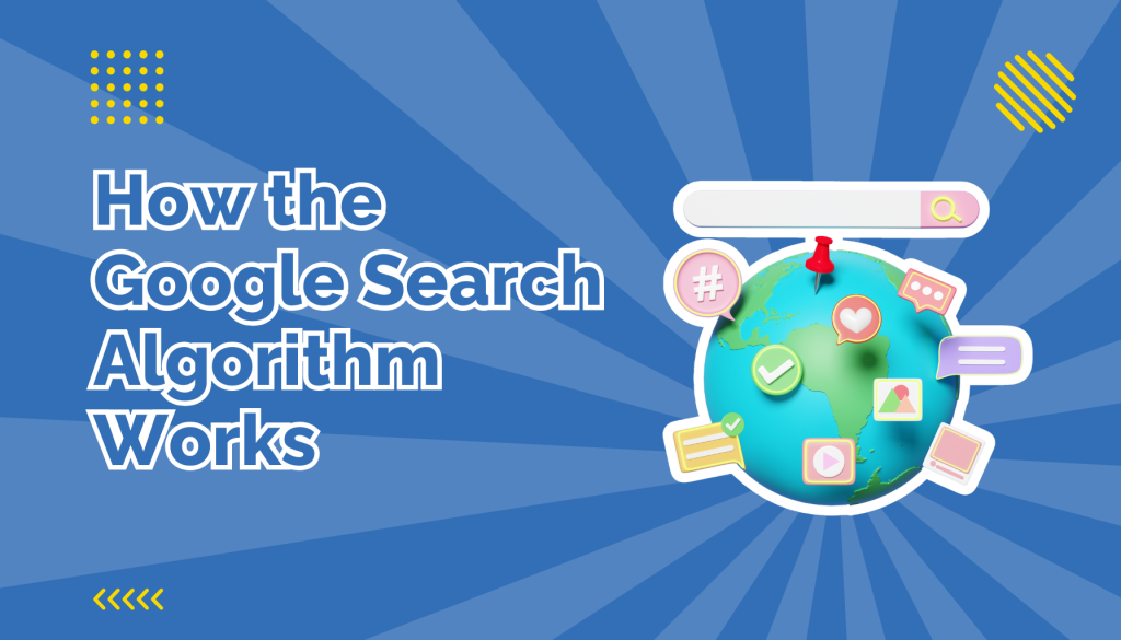 Globe icon and search bar