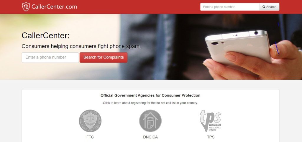 callcenter.com opt out homepage