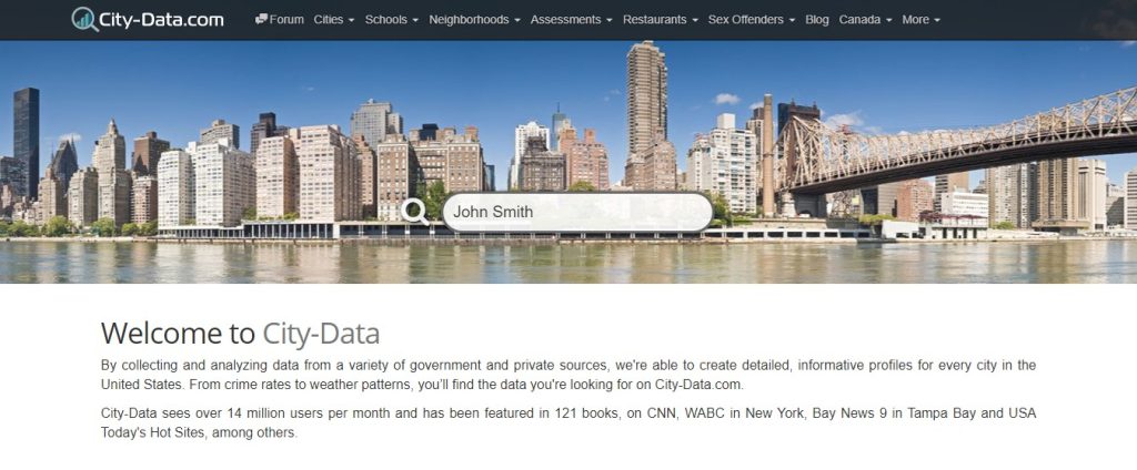 city-data.com opt out homepage