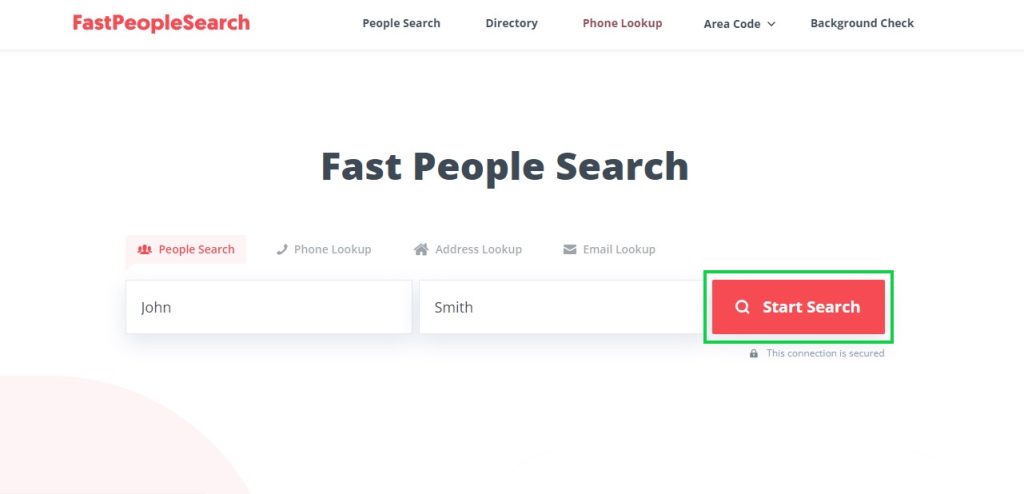 fastpeoplesearch.io opt out homepage