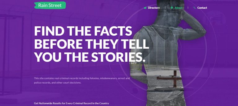 rain-street opt out homepage