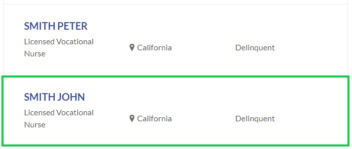 californianursing.org opt out your profile