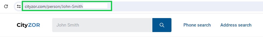 cityzor.com opt out profile URL
