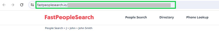 fastpeoplesearch.io opt out URL