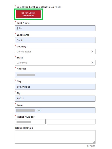 data trust opt out form
