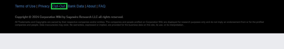 corporationwiki.com opt out