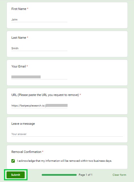 fastpeoplesearch.io opt out request form
