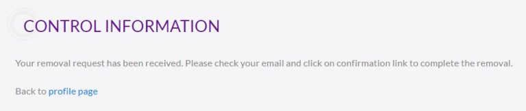 rain-street opt out confirmation