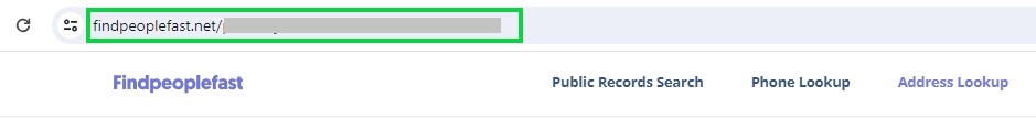 findpeoplefast.net opt out URL