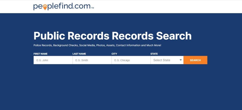 peoplefind.com opt out homepage