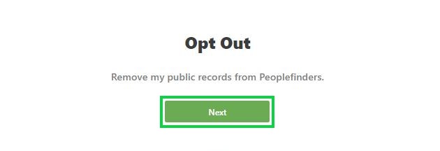 peoplefinders.com opt out click next