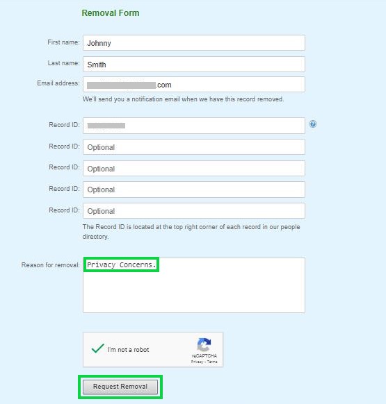peoplebyname.com opt out fill out the information and request removal