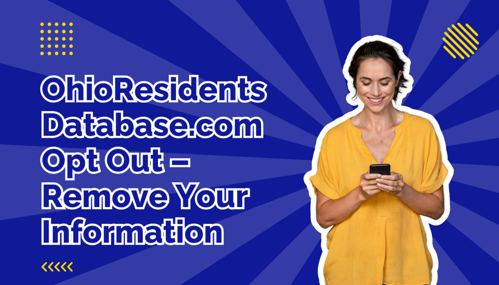 Young woman in yellow shirt looking at her phone