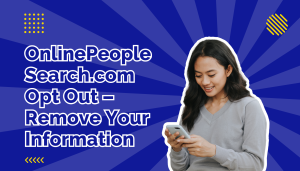 Girl with long brown hair wearing a grey a sweater looking at her cell phone