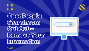 Computer screen with search bar