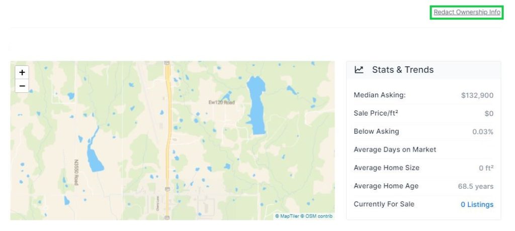 realtyhop.com opt out redact ownership data