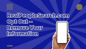 Hand holding up a phone