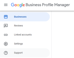 google business profile manager support