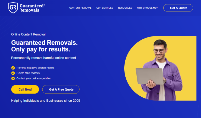 guaranteed removals homepage