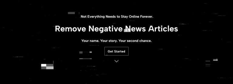 removenewsarticles.com homepage