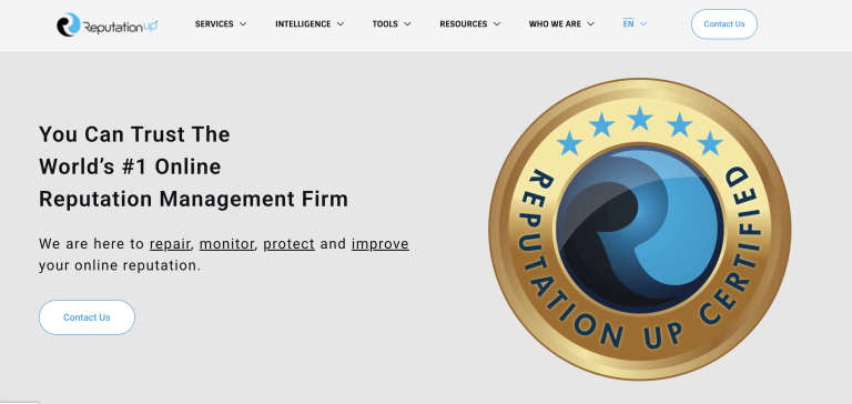 reputationup homepage