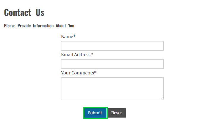 Leagle contact form